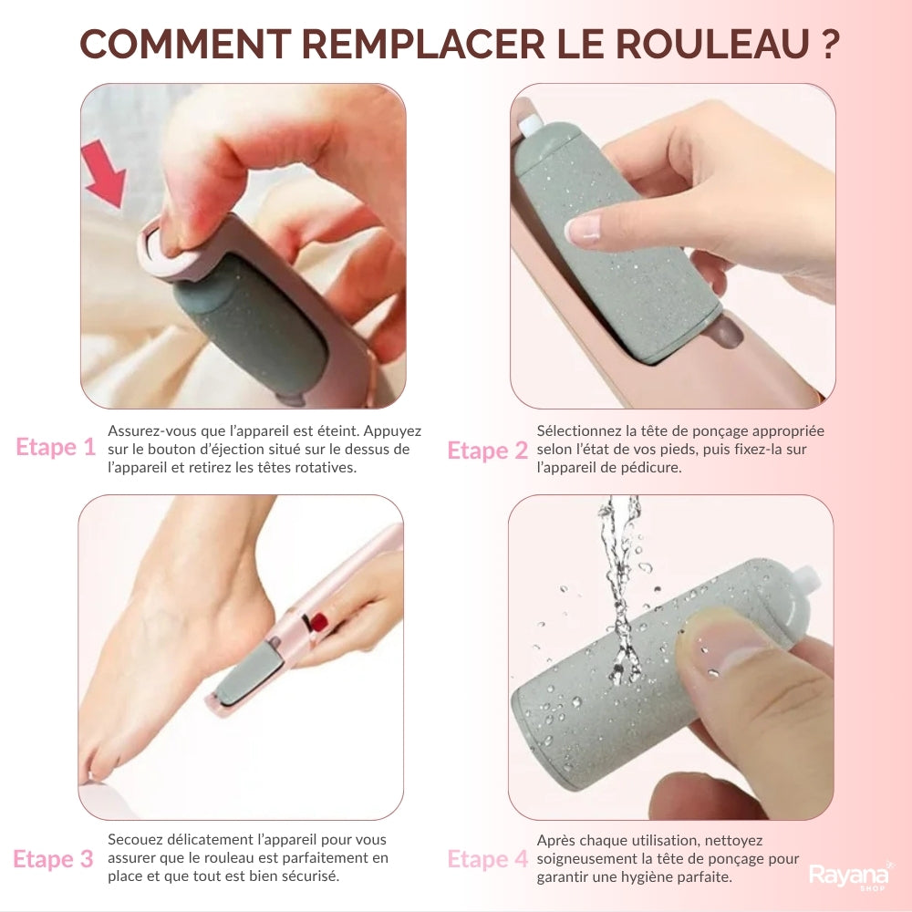 GlowFeet | Ponceuse Électrique Anti-Callosités