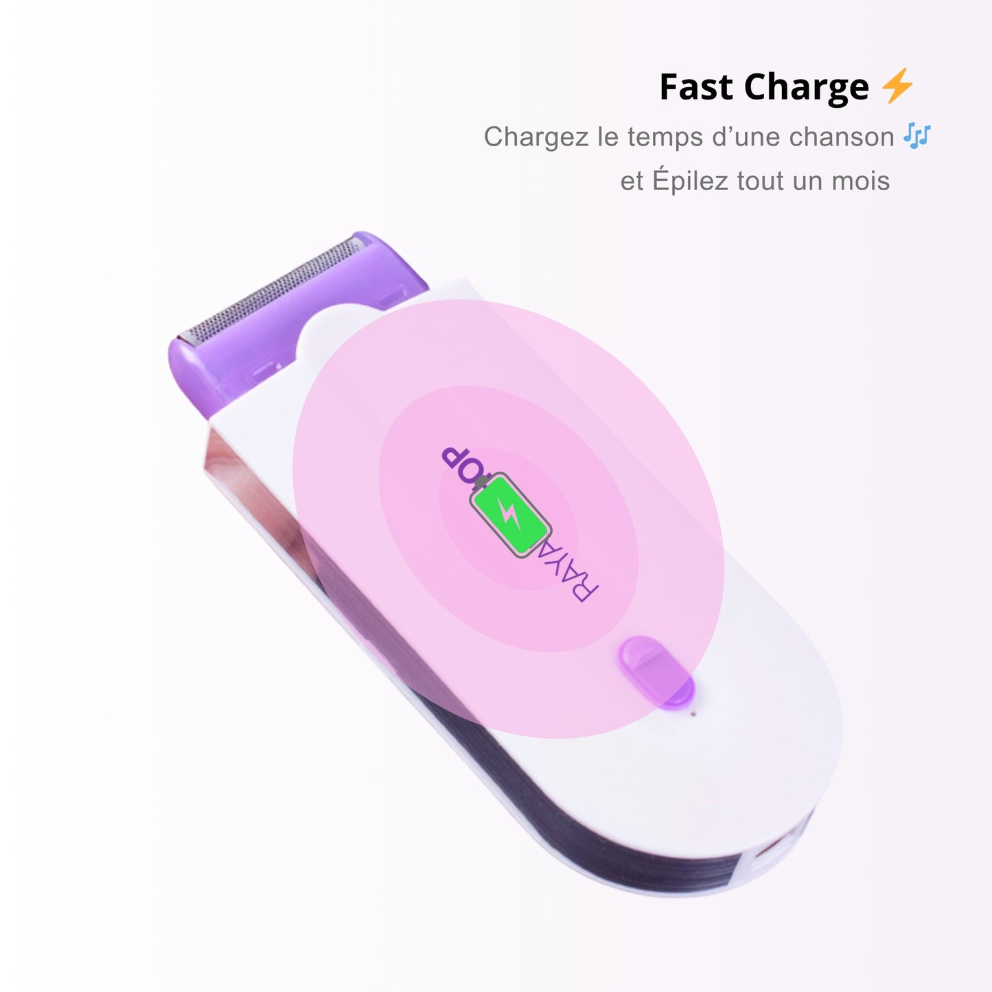 Epiflash | Épilateur révolutionnaire & rechargeable