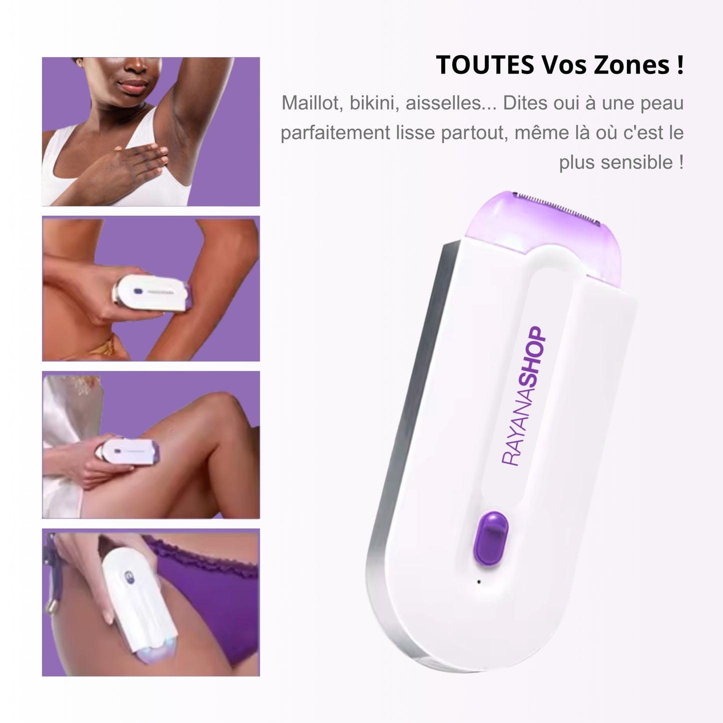 Epiflash | Épilateur révolutionnaire & rechargeable