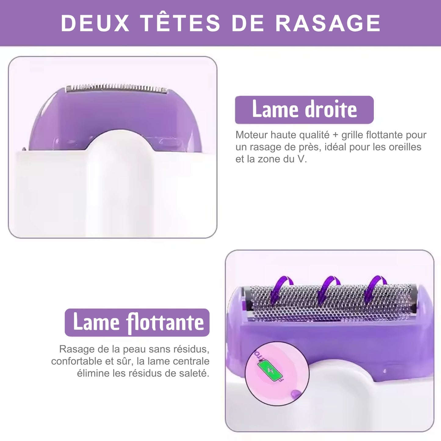 Epiflash | Épilateur révolutionnaire & rechargeable